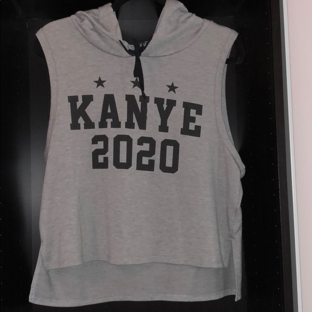 Kanye 2020. Sleeveless hoodie